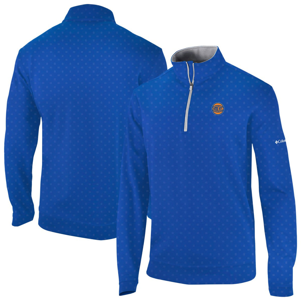 New York Knicks Wickham Hills Omni-Wick Quarter-Zip Jacket - Blue sale