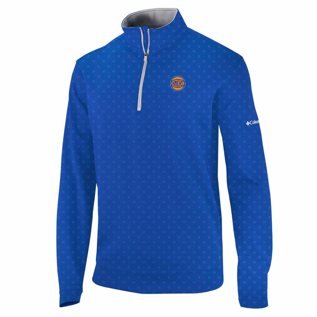 New York Knicks Wickham Hills Omni-Wick Quarter-Zip Jacket - Blue sale