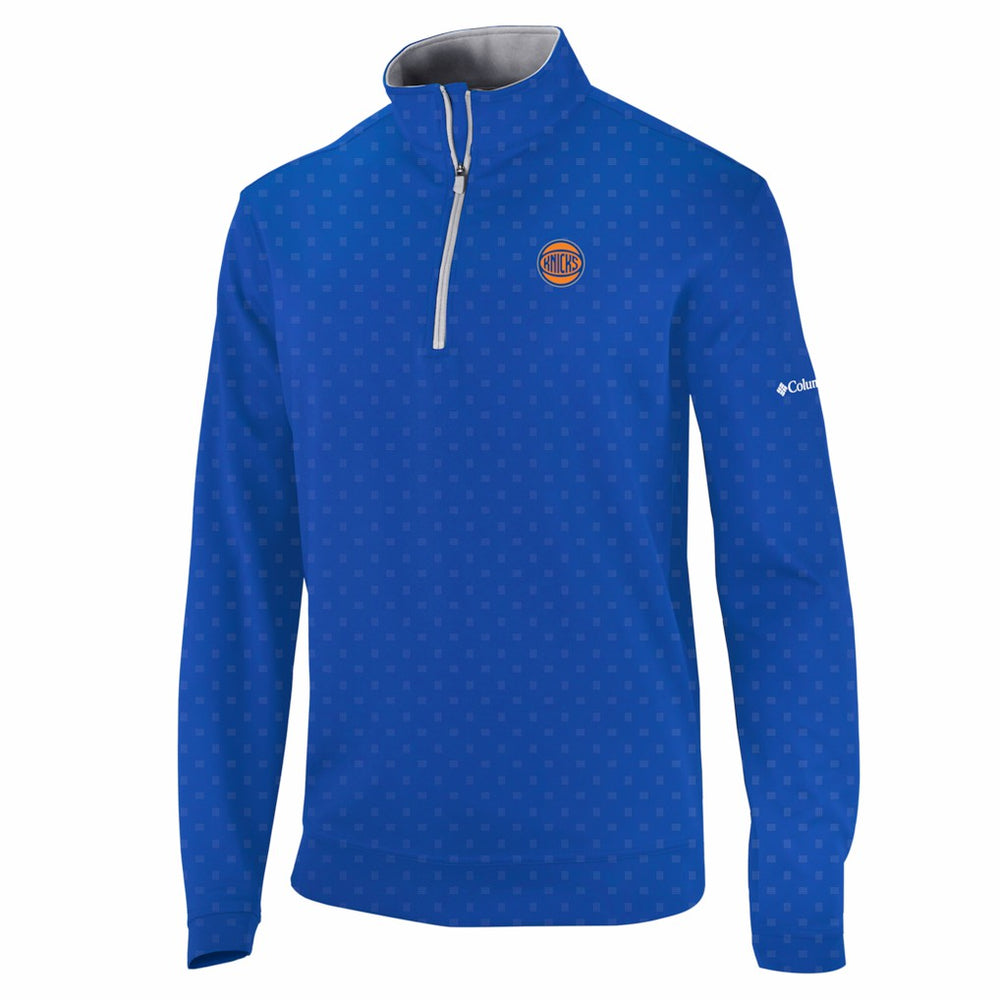 New York Knicks Wickham Hills Omni-Wick Quarter-Zip Jacket - Blue sale