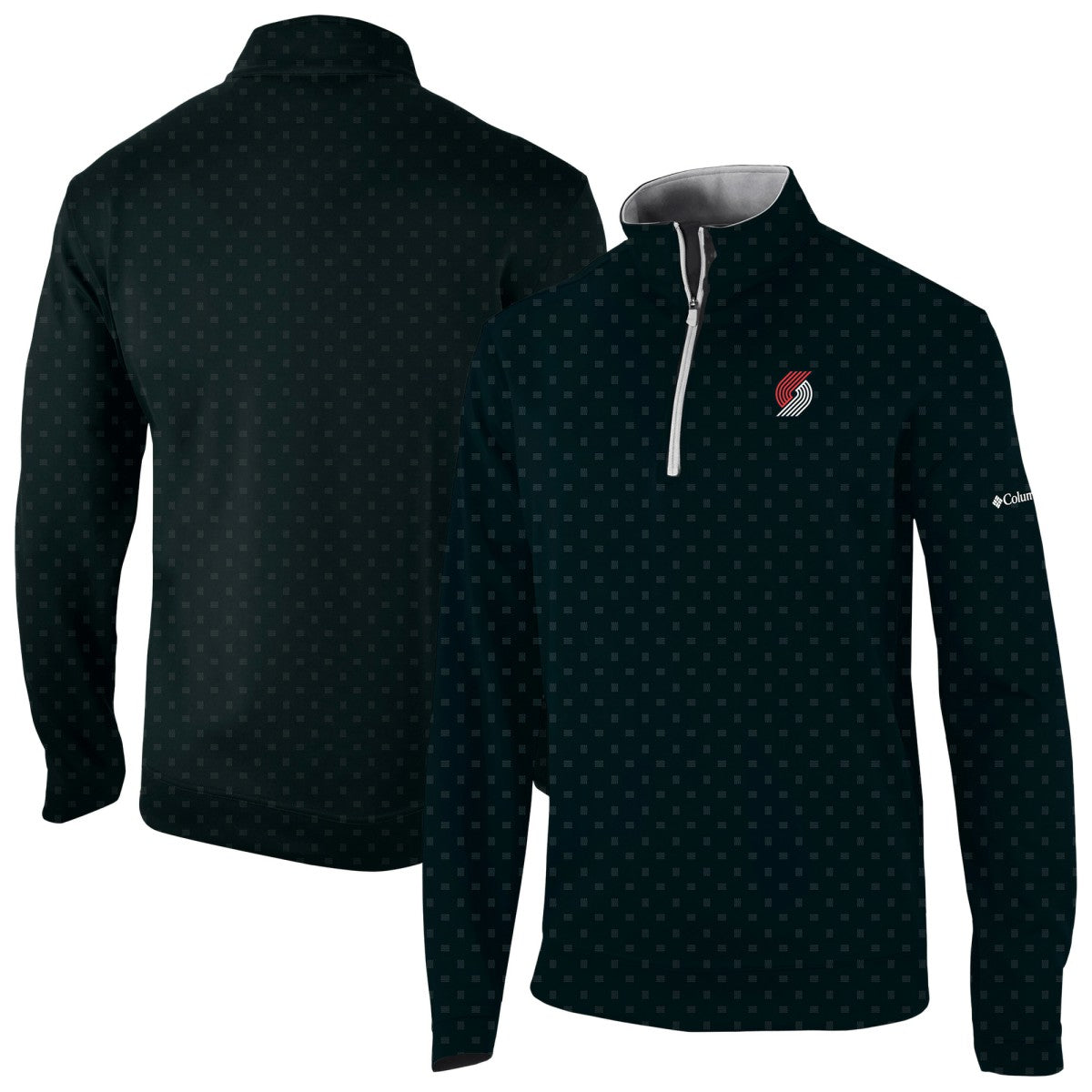 Portland Trail Blazers Wickham Hills Omni-Wick Quarter-Zip Jacket - Black shop