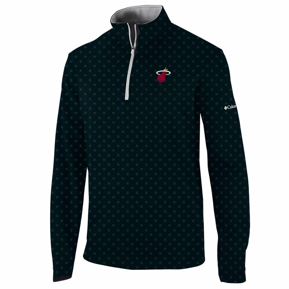 Miami Heat Wickham Hills Omni-Wick Quarter-Zip Jacket - Black shop