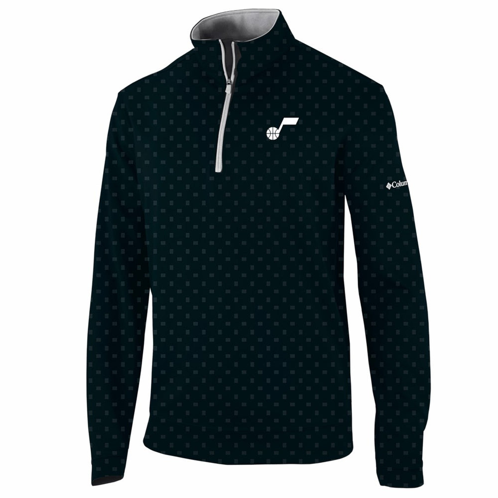 Utah Jazz Wickham Hills Omni-Wick Quarter-Zip Jacket - Black cheap