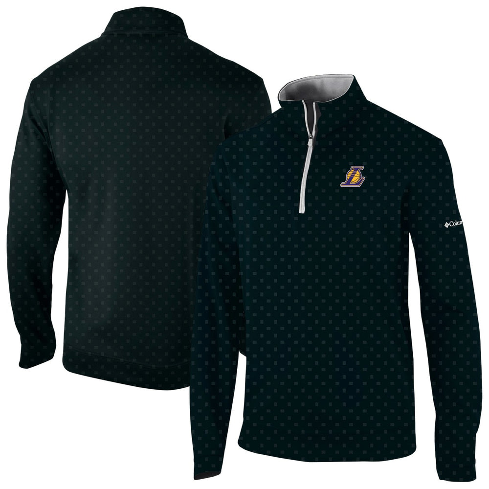 Los Angeles Lakers Wickham Hills Omni-Wick Quarter-Zip Jacket - Black sale