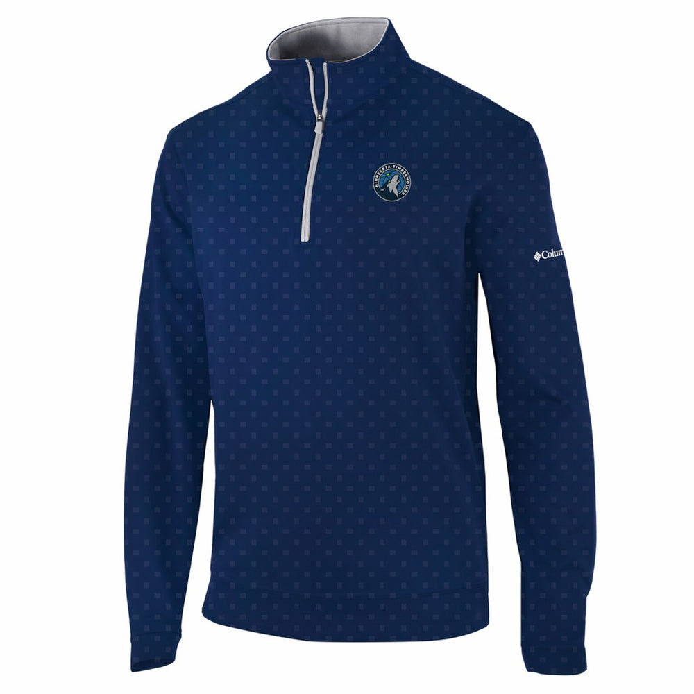 Minnesota Timberwolves Wickham Hills Omni-Wick Quarter-Zip Jacket - Navy on sale