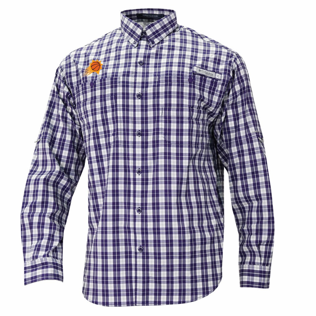 Phoenix Suns Super Tamiami Omni-Shade Long Sleeve Button-Down Shirt - Purple sale