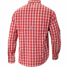 Miami Heat Super Tamiami Omni-Shade Long Sleeve Button-Down Shirt - Red sale