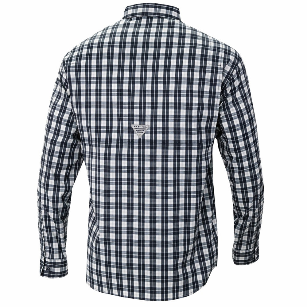Indiana Pacers Super Tamiami Omni-Shade Long Sleeve Button-Down Shirt - Navy discount