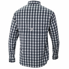 Indiana Pacers Super Tamiami Omni-Shade Long Sleeve Button-Down Shirt - Navy discount