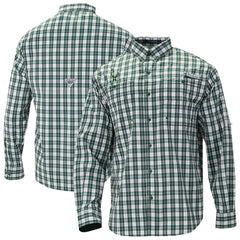 Milwaukee Bucks Super Tamiami Omni-Shade Long Sleeve Button-Down Shirt - Green discount