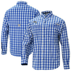 Orlando Magic Super Tamiami Omni-Shade Long Sleeve Button-Down Shirt - Blue for sale