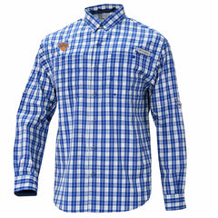 New York Knicks Super Tamiami Omni-Shade Long Sleeve Button-Down Shirt - Blue outlet