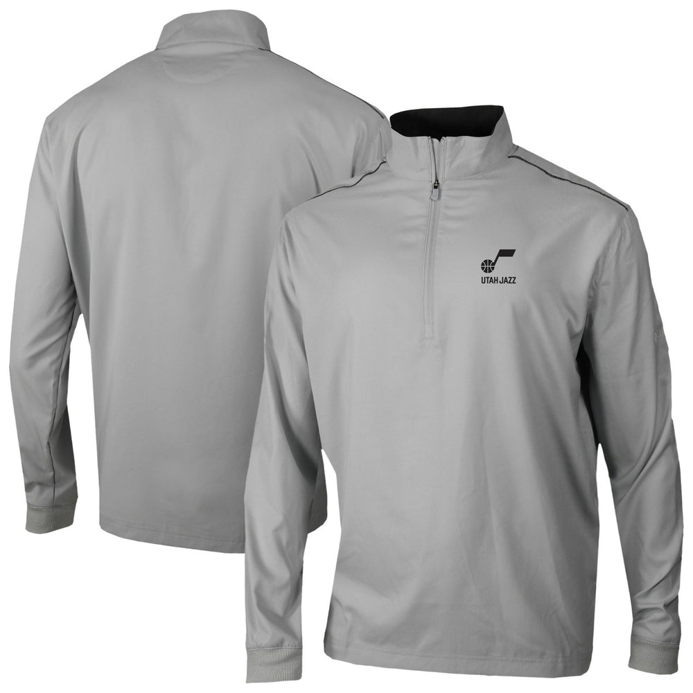 Utah Jazz Omni-Wick Bogey's Paradise Quarter-Zip Top - Gray sale