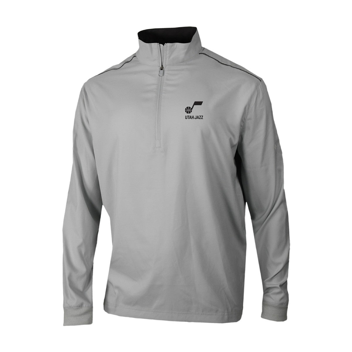 Utah Jazz Omni-Wick Bogey's Paradise Quarter-Zip Top - Gray sale