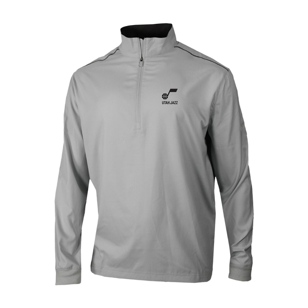 Utah Jazz Omni-Wick Bogey's Paradise Quarter-Zip Top - Gray sale