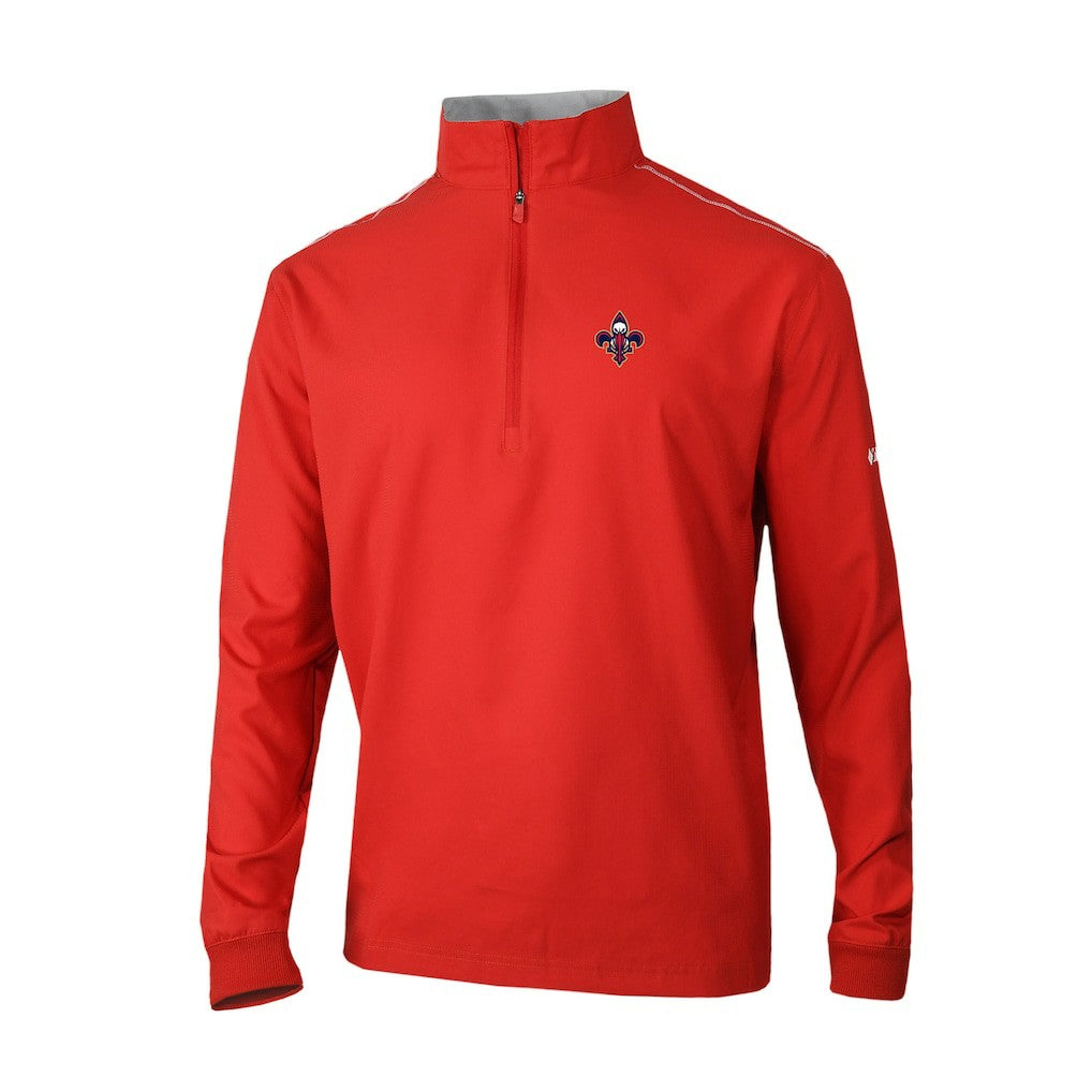 New Orleans Pelicans Omni-Wick Bogey's Paradise Quarter-Zip Top - Red for sale