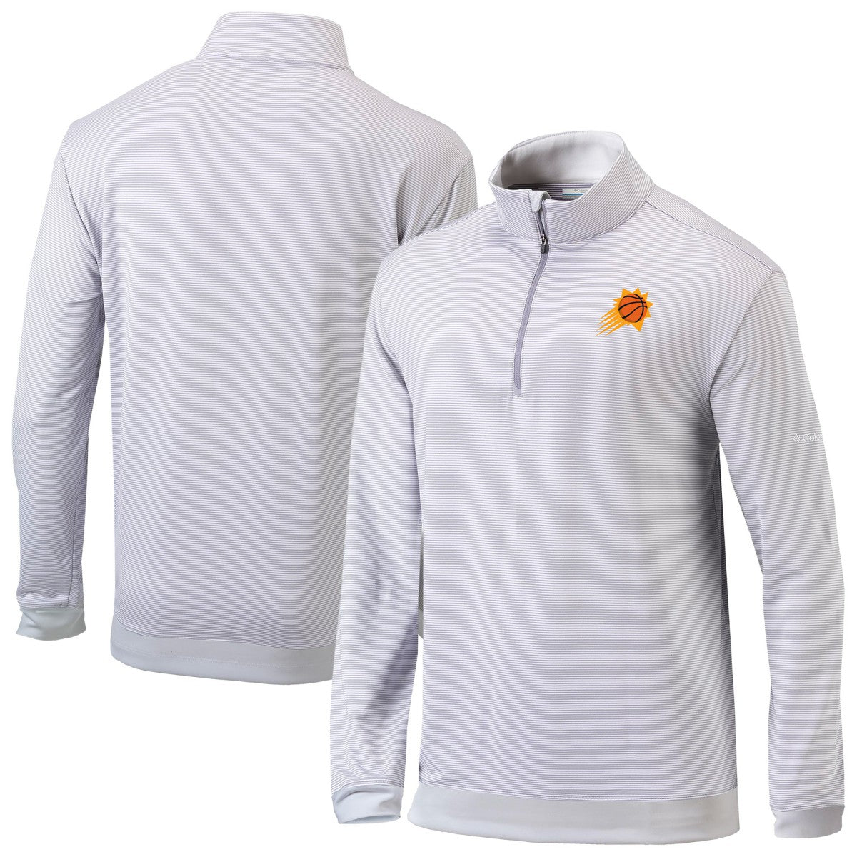 Phoenix Suns Omni-Wick Even Lie Quarter-Zip Top - Gray/White cheap