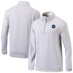 Minnesota Timberwolves Omni-Wick Even Lie Quarter-Zip Top - Gray/White for sale