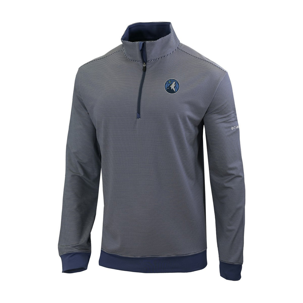 Minnesota Timberwolves Omni-Wick Even Lie Quarter-Zip Top - Navy sale