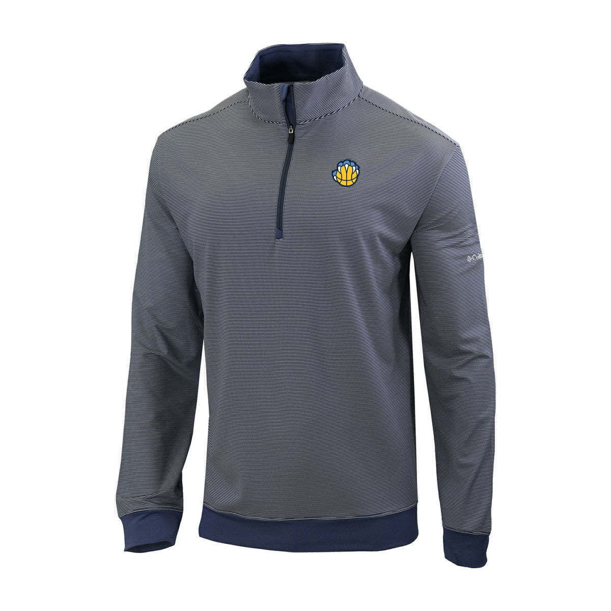 Memphis Grizzlies Omni-Wick Even Lie Quarter-Zip Top - Navy sale