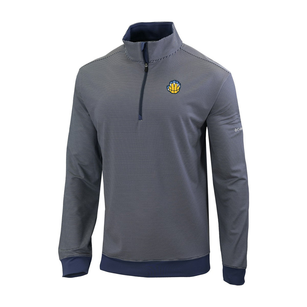 Memphis Grizzlies Omni-Wick Even Lie Quarter-Zip Top - Navy sale