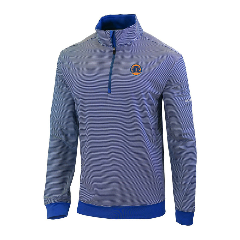 New York Knicks Omni-Wick Even Lie Quarter-Zip Top - Blue cheap