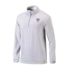 Oklahoma City Thunder Omni-Wick Even Lie Quarter-Zip Top - Gray/White outlet