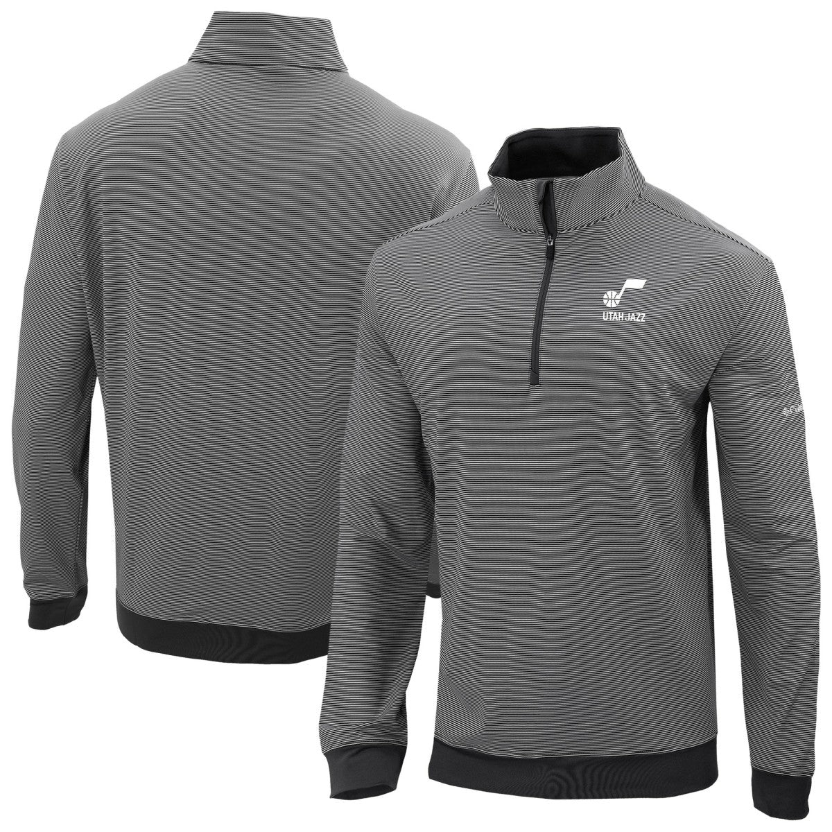 Utah Jazz Omni-Wick Even Lie Quarter-Zip Top - Black discount