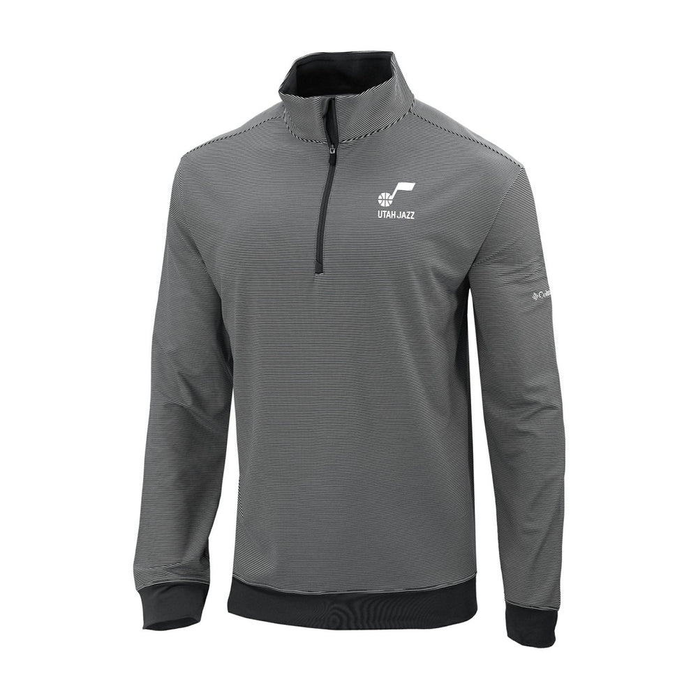 Utah Jazz Omni-Wick Even Lie Quarter-Zip Top - Black discount