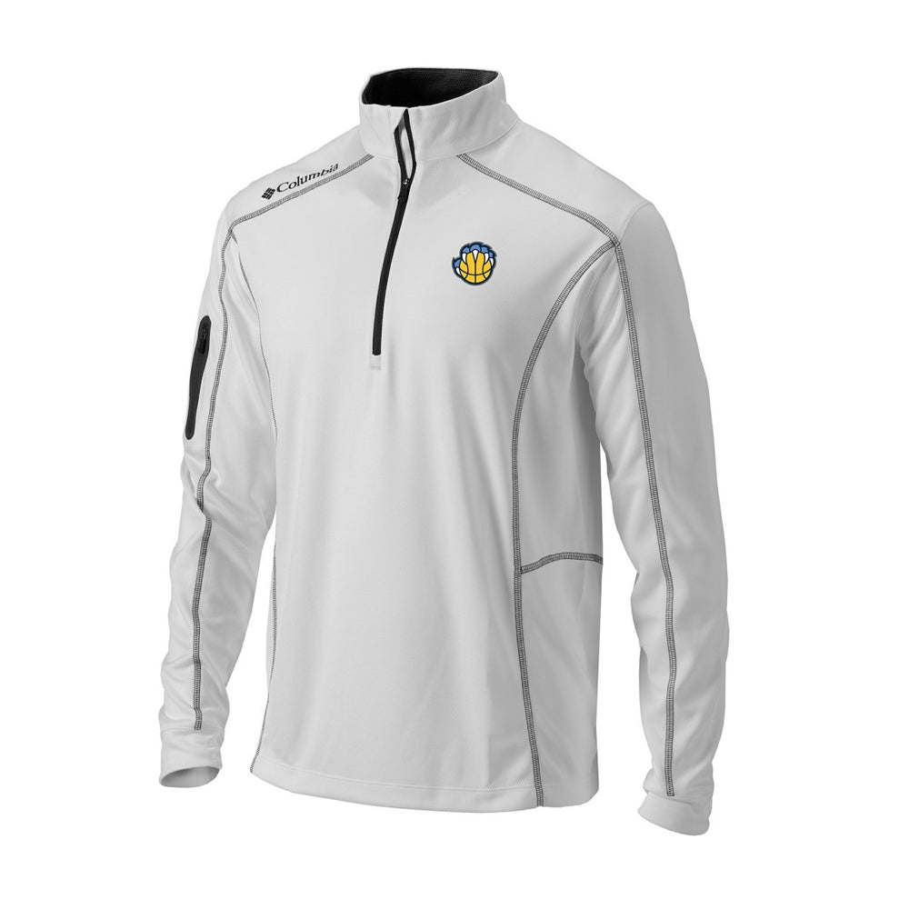 Memphis Grizzlies Omni-Wick Shotgun Quarter-Zip Jacket - White sale