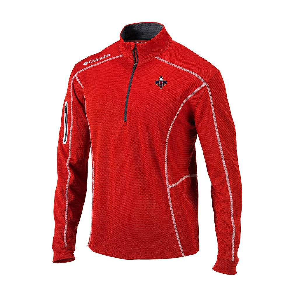 New Orleans Pelicans Omni-Wick Shotgun Quarter-Zip Jacket - Red for sale