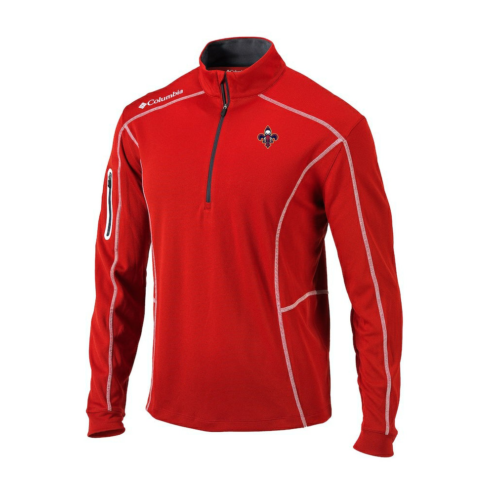 New Orleans Pelicans Omni-Wick Shotgun Quarter-Zip Jacket - Red for sale