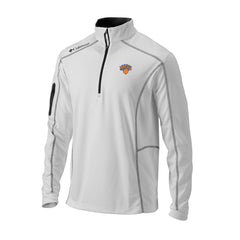 New York Knicks Omni-Wick Shotgun Quarter-Zip Jacket - White discount