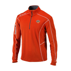 New York Knicks Omni-Wick Shotgun Quarter-Zip Jacket - Orange sale
