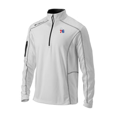 Philadelphia 76ers Omni-Wick Shotgun Quarter-Zip Jacket - White outlet