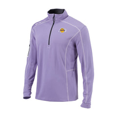 Los Angeles Lakers Omni-Wick Shotgun Quarter-Zip Jacket - Purple cheap