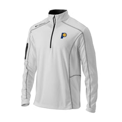 Indiana Pacers Omni-Wick Shotgun Quarter-Zip Jacket - White on sale