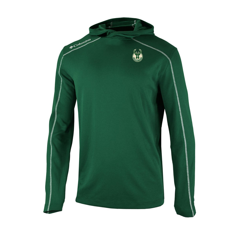 Milwaukee Bucks Omni-Wick Shotgun Pullover Hoodie - Hunter Green cheap