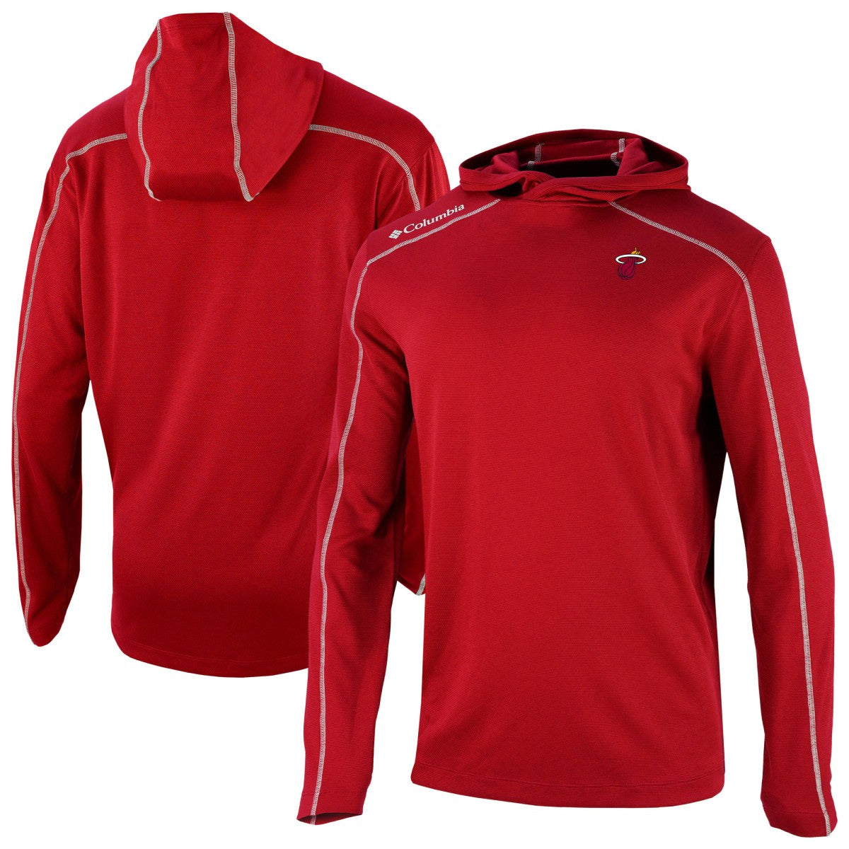Miami Heat Omni-Wick Shotgun Pullover Hoodie - Red sale