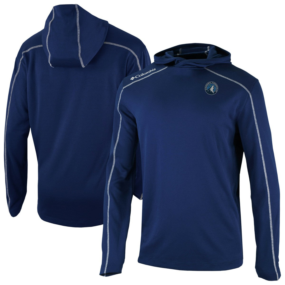 Minnesota Timberwolves Omni-Wick Shotgun Pullover Hoodie - Navy on sale