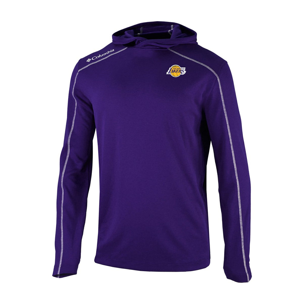 Los Angeles Lakers Omni-Wick Shotgun Pullover Hoodie - Purple on sale