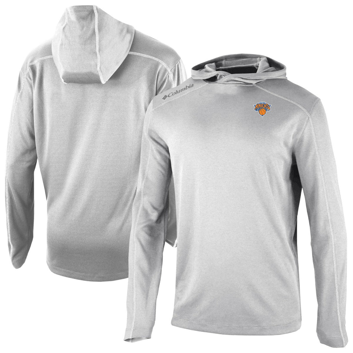 New York Knicks Omni-Wick Shotgun Pullover Hoodie - Gray outlet