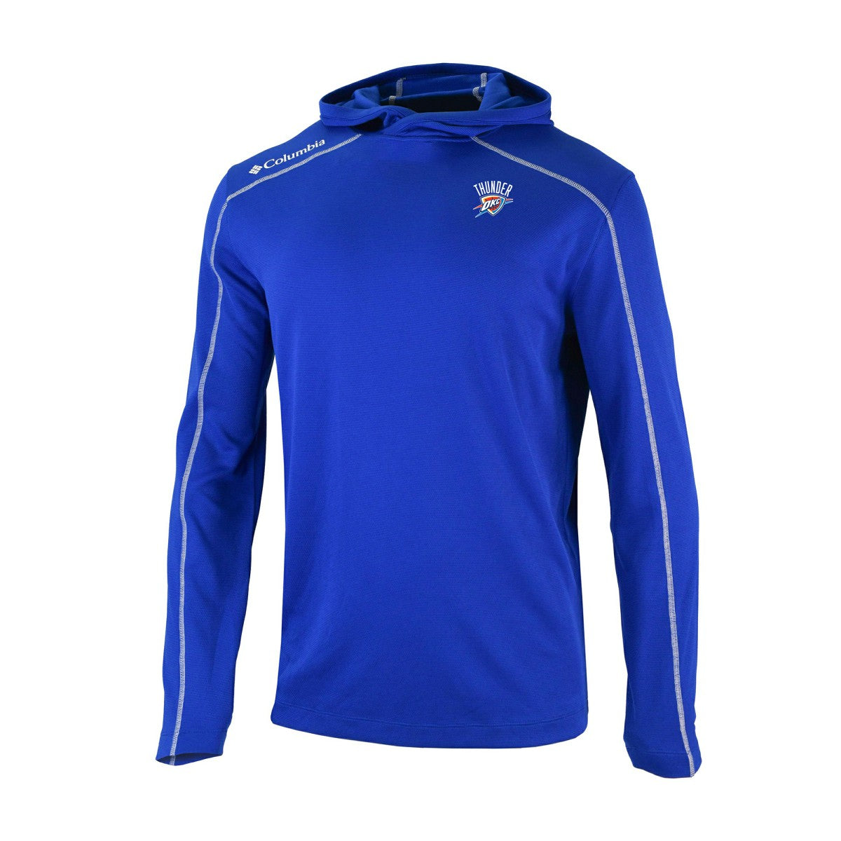 Oklahoma City Thunder Omni-Wick Shotgun Pullover Hoodie - Blue shop