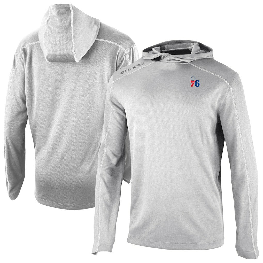 Philadelphia 76ers Omni-Wick Shotgun Pullover Hoodie - Gray for sale