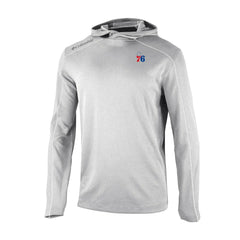 Philadelphia 76ers Omni-Wick Shotgun Pullover Hoodie - Gray for sale