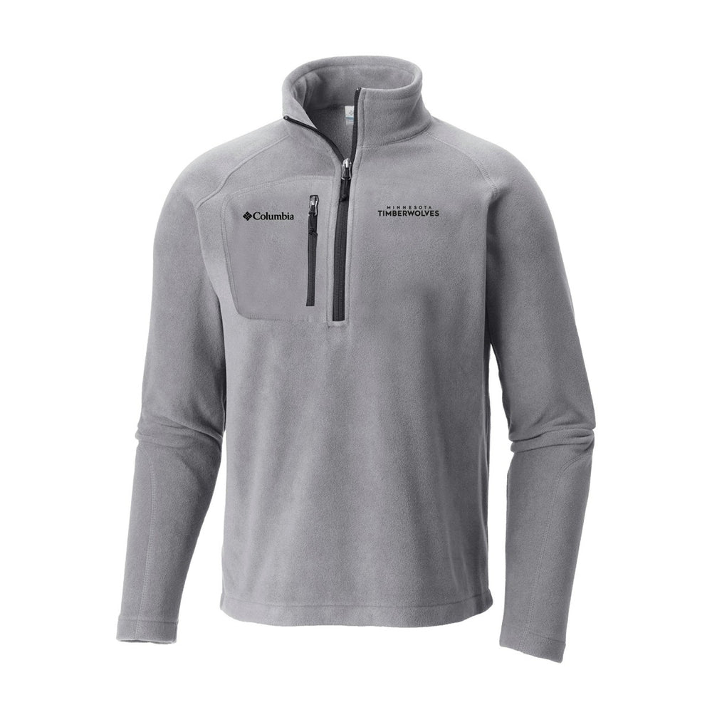Minnesota Timberwolves Fast Trek III Half-Zip Fleece Pullover - Gray discount