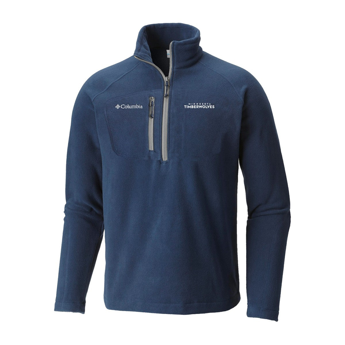 Minnesota Timberwolves Fast Trek III Half-Zip Fleece Pullover - Navy cheap