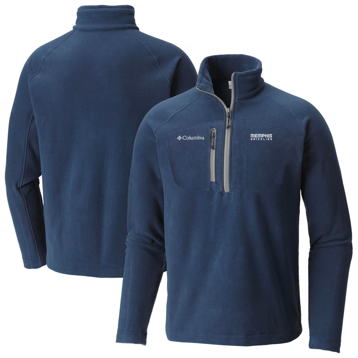 Memphis Grizzlies Fast Trek III Half-Zip Fleece Pullover - Navy outlet