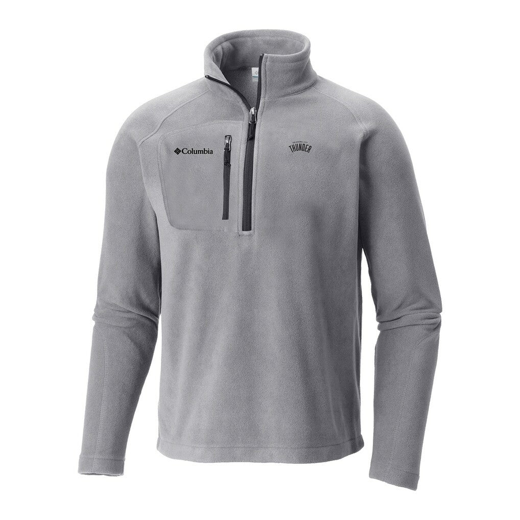 Oklahoma City Thunder Fast Trek III Half-Zip Fleece Pullover - Gray sale