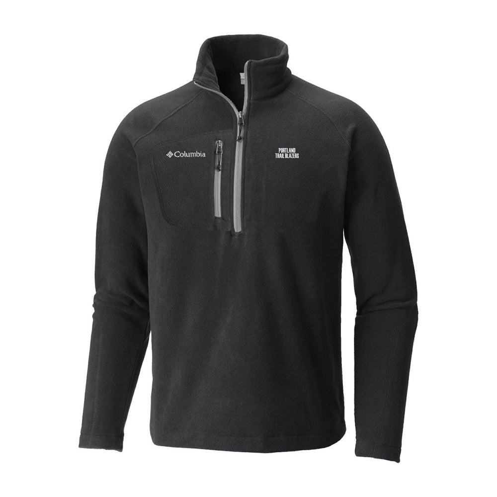 Portland Trail Blazers Fast Trek III Half-Zip Fleece Pullover - Black sale
