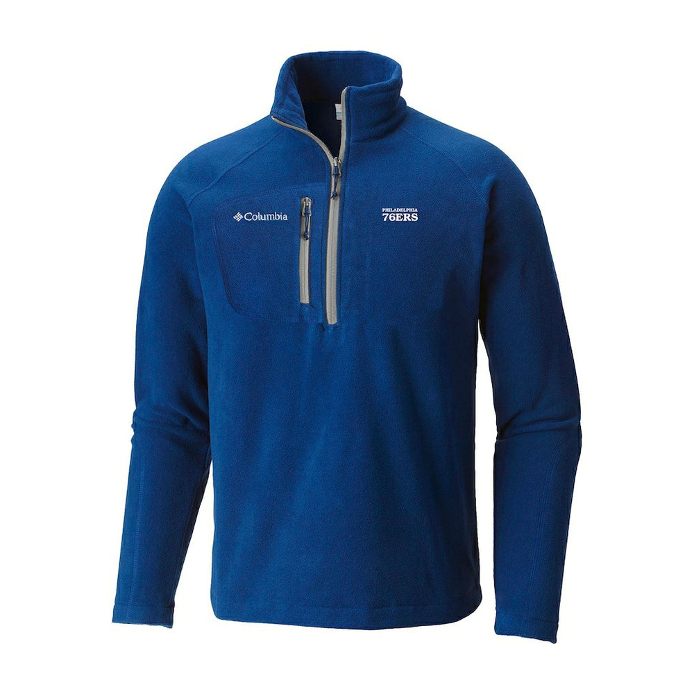 Philadelphia 76ers Fast Trek III Half-Zip Fleece Pullover - Blue discount